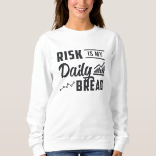 Camiseta O Risco Do Mercado De Ações É O Meu Comércio Diári