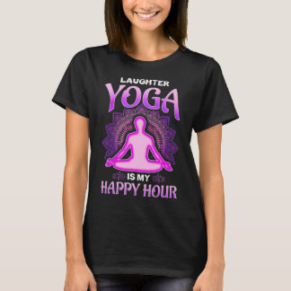 Camiseta O riso Yoga é o meu prêmio de hora feliz