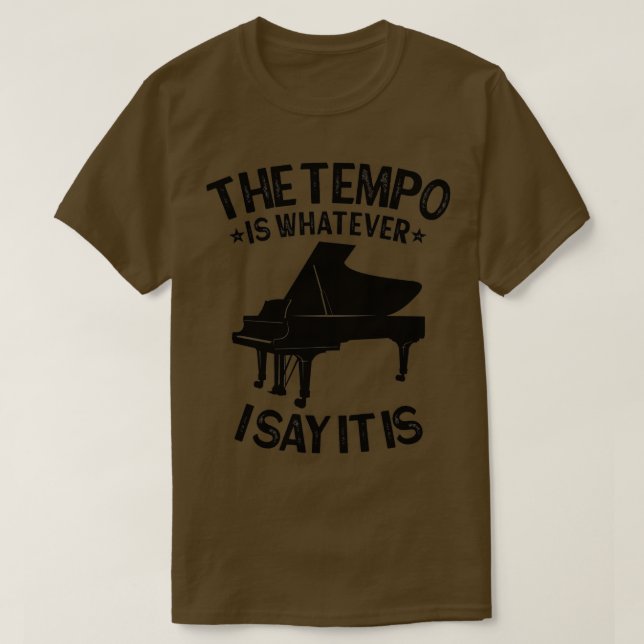 Camiseta O ritmo é o que eu digo É engraçado (Frente do Design)