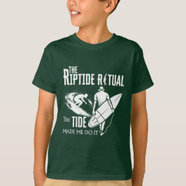 Camiseta O Ritual De Riptide Que A Lata Me Fez Fazer Isso