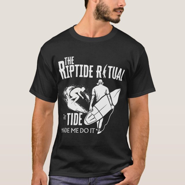 Camiseta O Ritual De Riptide Que A Lata Me Fez Fazer Isso (Frente)