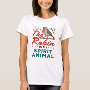 Camiseta O Robin É O Meu Pássaro Do Pássaro Do Pássaro Espí