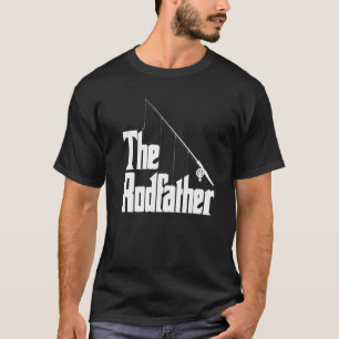 Camiseta O Rodfather Pescador de Gelo Pesca com Vara de Pes