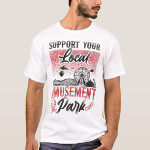 Camiseta O Roller Porta copos Amusement Park oferece suport