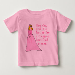 Camiseta O rosa é para os produtos de Cancer de mama de pri