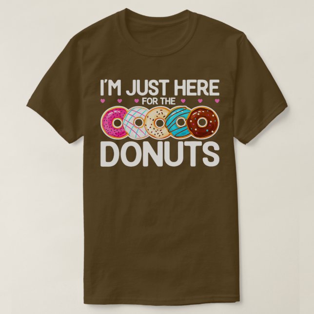 Camiseta O Rosquinha de Doughnut Lover cita-me Aqui Apenas  (Frente do Design)
