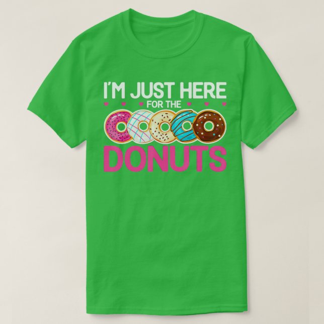 Camiseta O Rosquinha de Doughnut Lover cita-me Aqui Apenas  (Frente do Design)