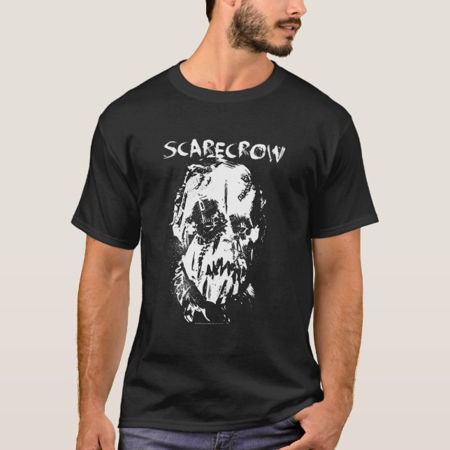 Camiseta O Rosto do Espantalho do Bat Begins (Frente)