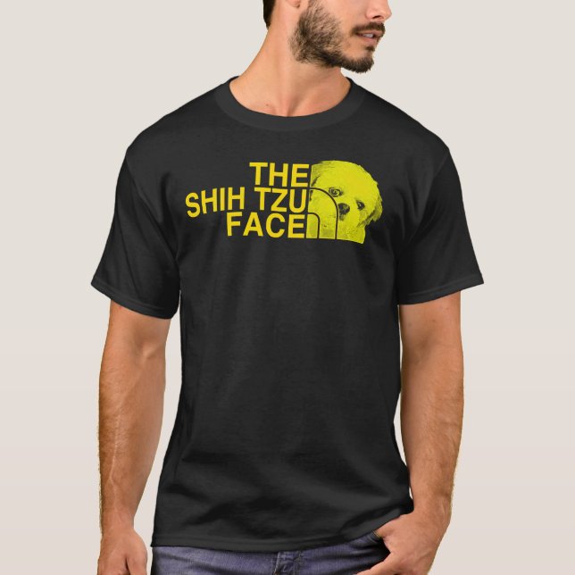 Camiseta O Rosto Shih Tzu (Frente)