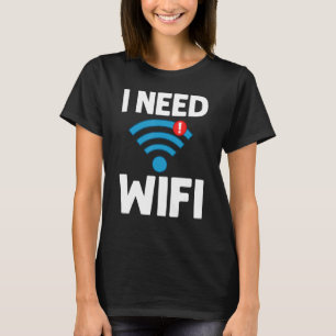 Camiseta O Roteador Wifi - Internet - Senha Aspas Computado