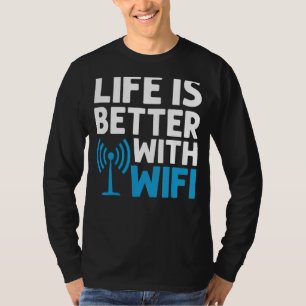 Camiseta O Roteador Wifi - Internet - Senha Aspas Computado