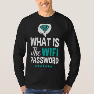 Camiseta O Roteador Wifi - Internet - Senha Aspas Computado