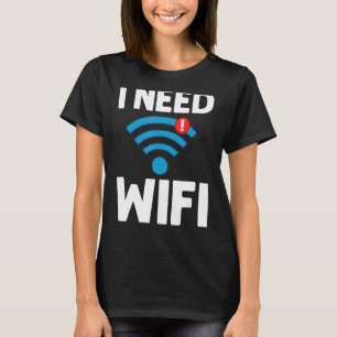 Camiseta O Roteador Wifi - Internet - Senha Aspas Computado
