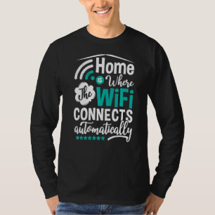 Camiseta O Roteador Wifi - Internet - Senha Aspas Computado