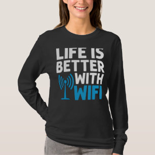 Camiseta O Roteador Wifi - Internet - Senha Aspas Computado