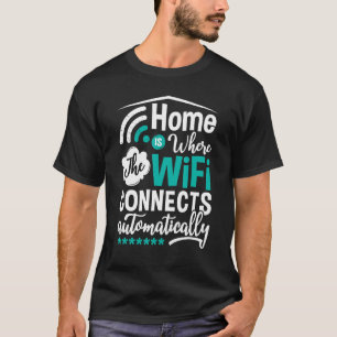 Camiseta O Roteador Wifi - Internet - Senha Aspas Computado