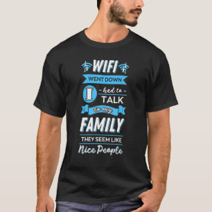 Camiseta O Roteador Wifi - Internet - Senha Aspas Computado