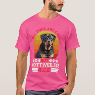 Camiseta O Rottweiler TODOS OS CÃES SÃO LEGAL, MAS O FUNDO 