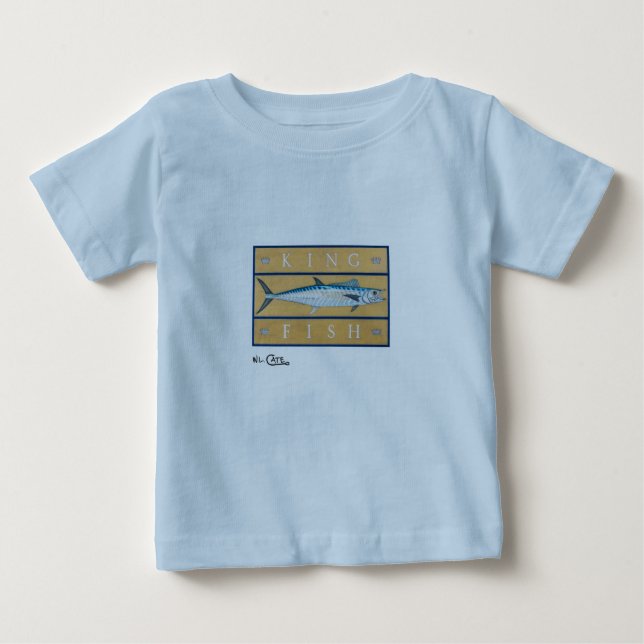 Camiseta O roupa da criança do Kingfish (Frente)