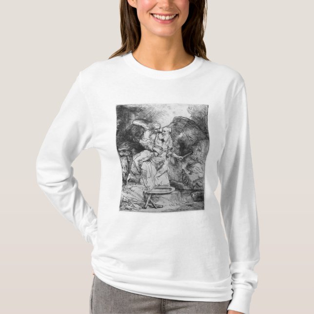 Camiseta O sacrifício de Abraham, 1645 (Frente)