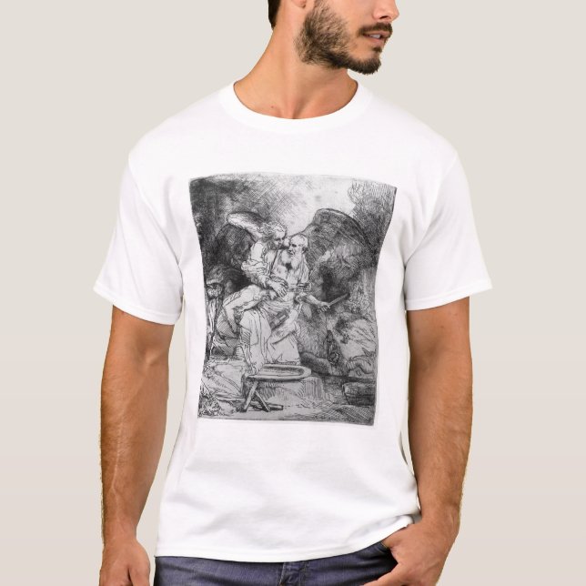 Camiseta O sacrifício de Abraham, 1645 (Frente)