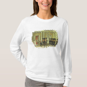 Camiseta O Salão heráldico no palácio do inverno, rua