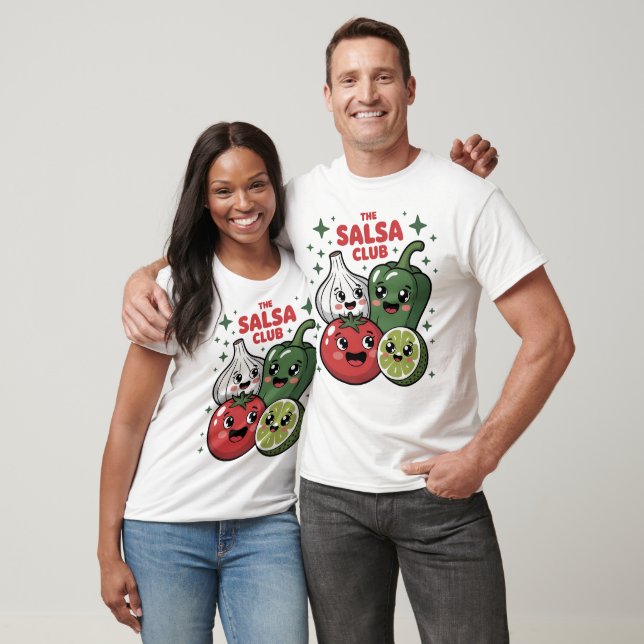 Camiseta O Salsa Club Funny Veggies (Unissex)