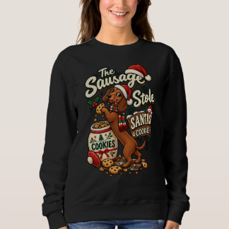 Camiseta O Salsicha Roubou os Biscoitos do Papai Noel Dachs