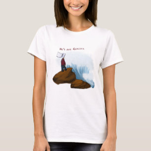 Camiseta O salvador T estilizado da mulher