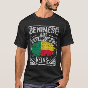 Camiseta O Sangue Beninês Atravessa Minhas Veias