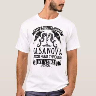 Camiseta O Sangue da CASANOVA atravessa minhas veias