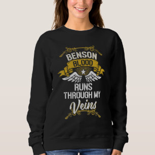 Camiseta O Sangue De Benson Atravessa Minhas Veias