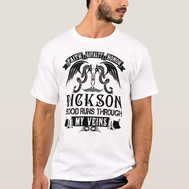 Camiseta O Sangue DICKSON Passa Pelas Minhas Veias (Frente)