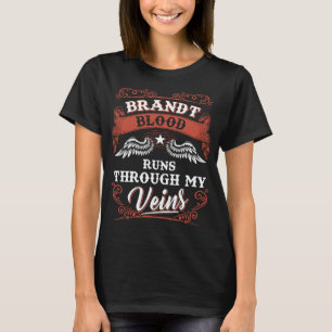 Camiseta O sangue do Brandt atravessa a minha família de ve