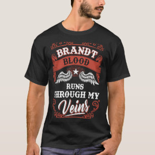 Camiseta O sangue do Brandt atravessa a minha família de ve