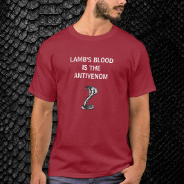 Camiseta O Sangue do Patriot Lamb é o Antivenom T