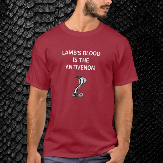 Camiseta O Sangue do Patriot Lamb é o Antivenom T (Criador carregado)