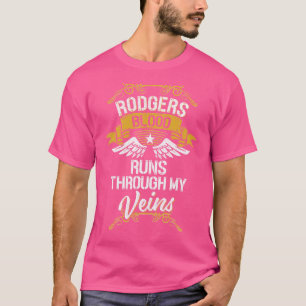 Camiseta O Sangue Do Rodgers Atravessa Minhas Veias