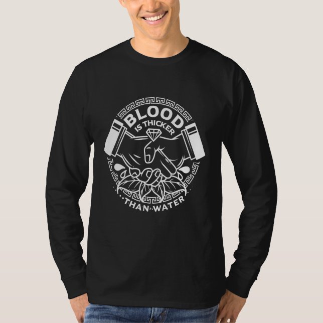 Camiseta O Sangue É Mais Espesso Que A Água (Frente)