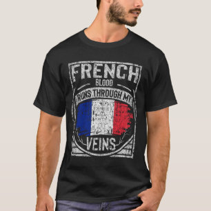 Camiseta O Sangue Francês Atravessa Minhas Veias