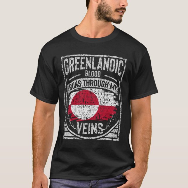 Camiseta O Sangue Greenlandico Atravessa Minhas Veias (Frente)
