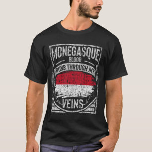 Camiseta O Sangue Monegasque Atravessa Minhas Veias