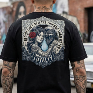 Camiseta O sangue nem sempre é mais espesso que a água Golp
