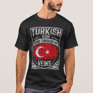 Camiseta O Sangue Turco Atravessa Minhas Veias