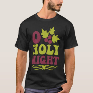 Camiseta O Santa Noite Cristã Por Cantar O Natal