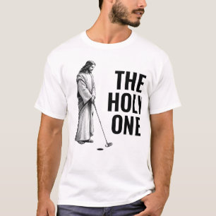Camiseta O Santo - Jesus Jogando Golfe