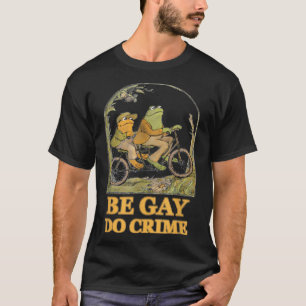 Camiseta O Sapo e o sapo são Gay, do crime, engraçada Gra