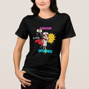 Camiseta O Sarcasmo É O Meu Desvio Noturno Da Noite Med Eng