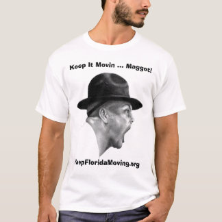 Camiseta O sargento de broca, mantem-no larva de Movin…!