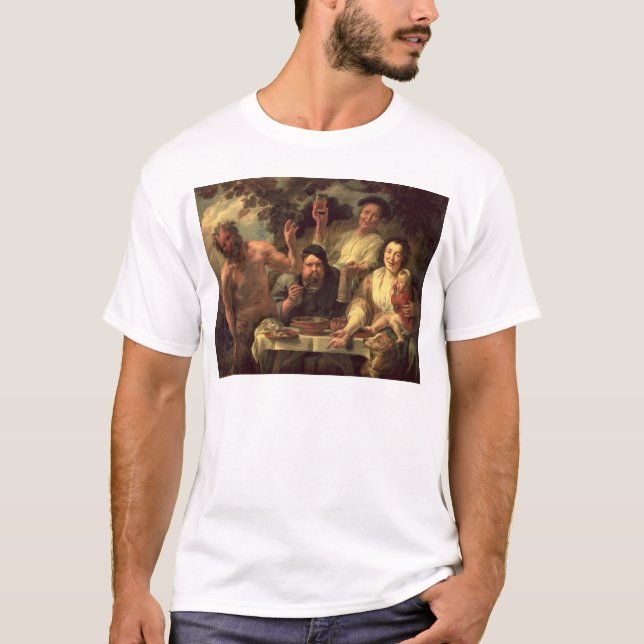 Camiseta O Satyr e os camponeses (Frente)